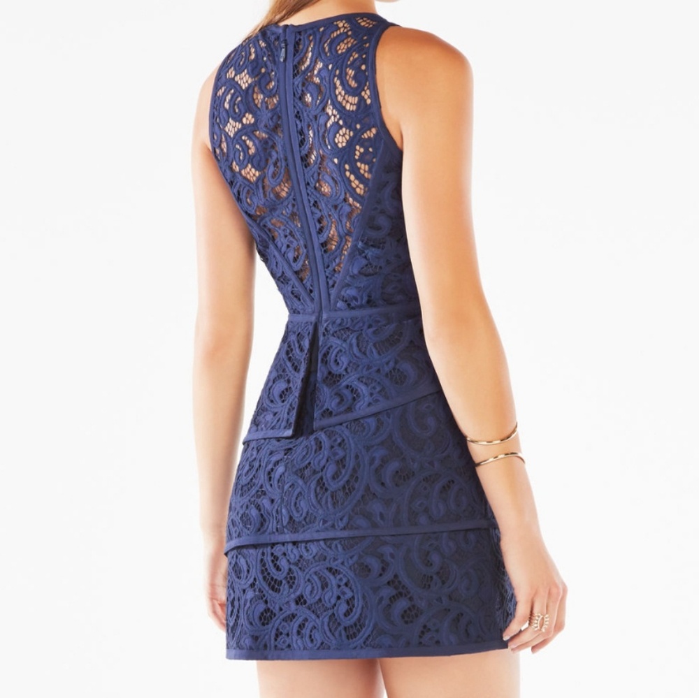 Hanah Scroll Lace Dress